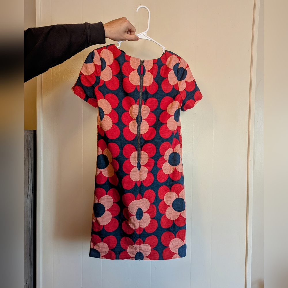 Boden Retro Print Mini Dress - Picture 2 of 5